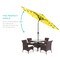 Best Choice Products 10ft Solar LED Lighted Patio Umbrella w/ Tilt Adjustment, UV-Resistant Fabric